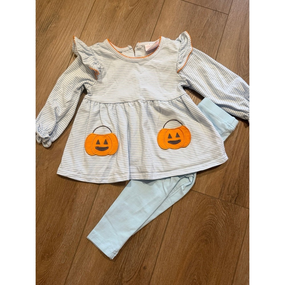 Stitchy Fish Jack o Lantern 18m Knit Set